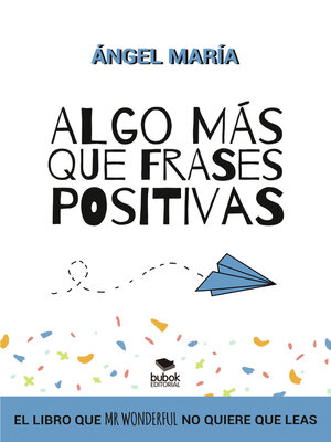 cover image of Algo más que frases positivas para cambiar tu vida